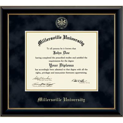 Embossed Onyx Black Suede Diploma Frame #125530 (2002080)