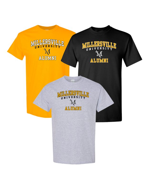 Millersville University Alumni with M-Sword Tee