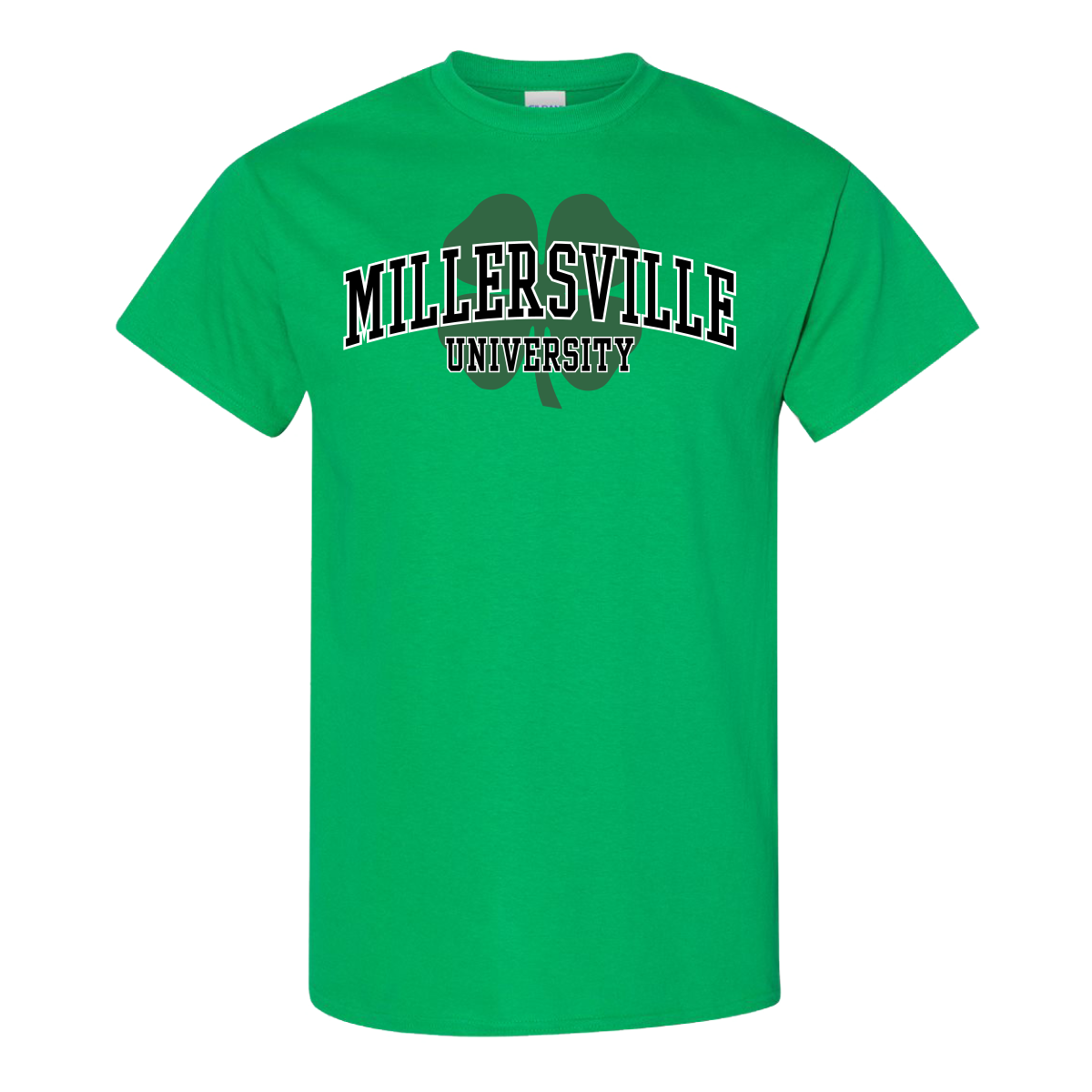 Millersville University Shamrock Tee Irish Green