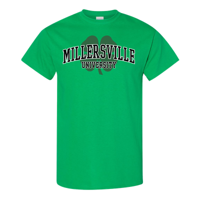 Millersville University Shamrock Tee Irish Green