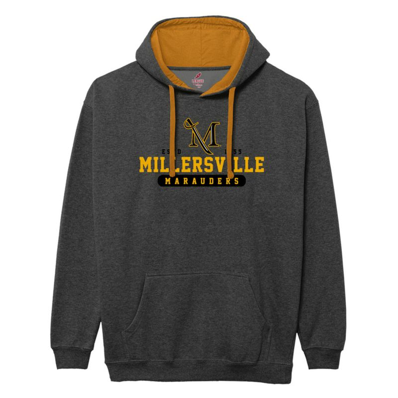 Essential Colorblock Hood 2.0 Graphite/Athletic Gold