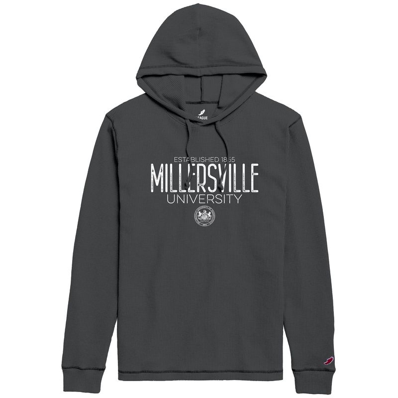 Waffle Pullover Hood "Whispered Worn" True Graphite