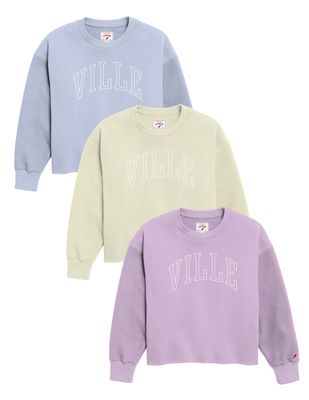 Cropped VILLE Reverse Fleece Midi