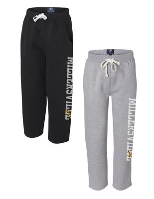 Premium Open Bottom Sweatpants Millersville and M-Sword