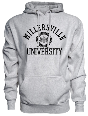 Cross Grain Hood Screenprint Millersville Seal