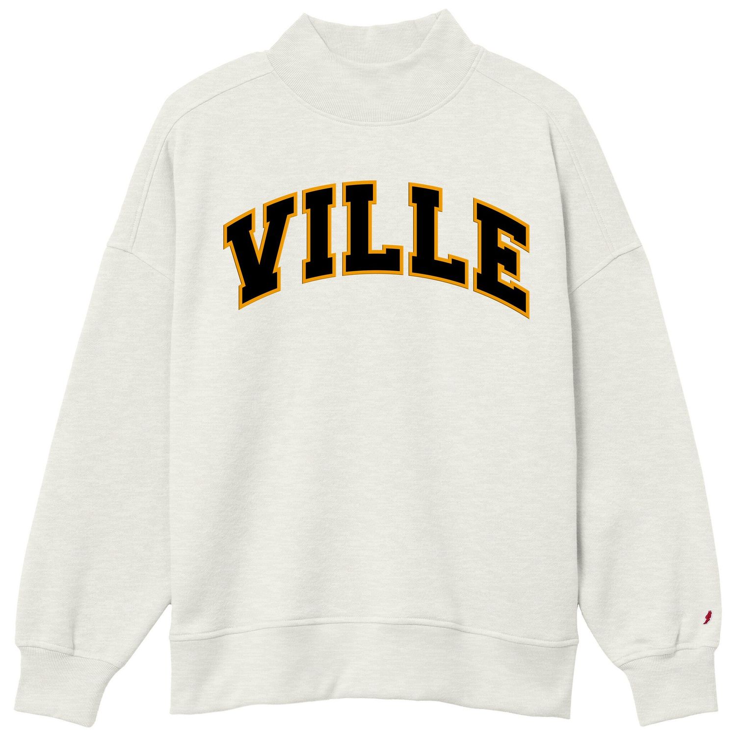 Diana Mock Neck Oatmeal Heather