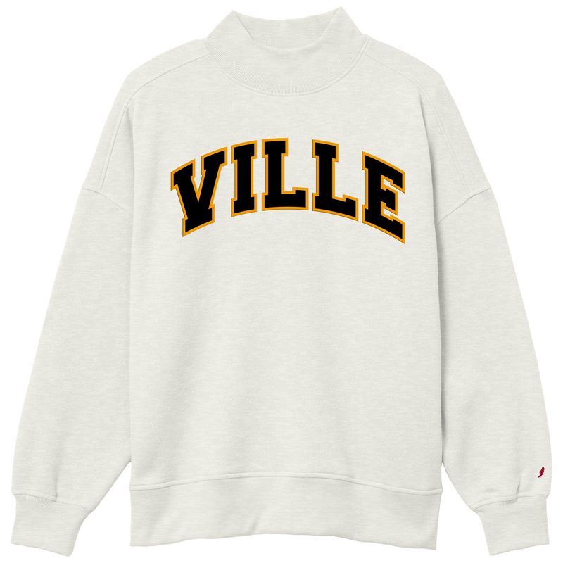 Diana Mock Neck Oatmeal Heather