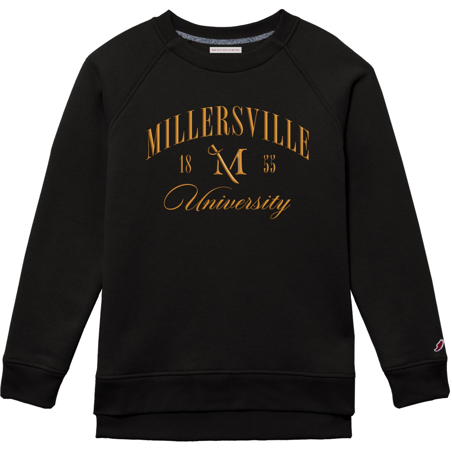 1991 Women's Embroidered Crew True Black
