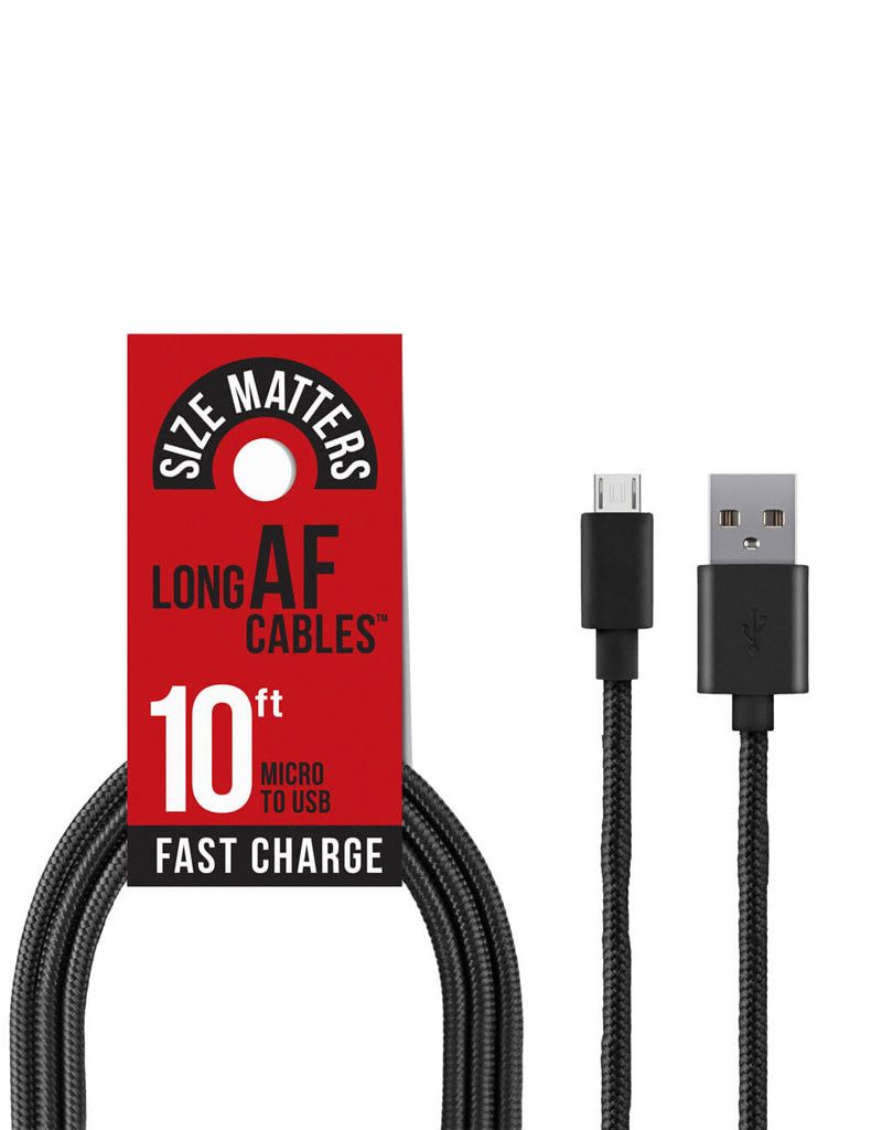 Long AF Micro USB to USBCable