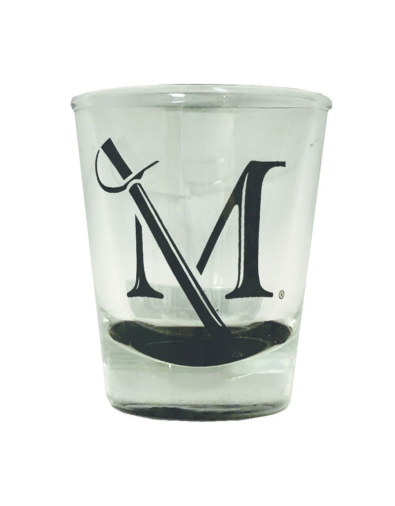 1.5 oz M Sword Shot Glass