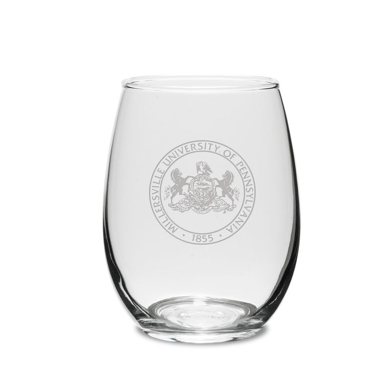 MU Seal Stemless Wine Glass - 15oz