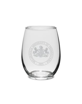 MU Seal Stemless Wine Glass - 15oz
