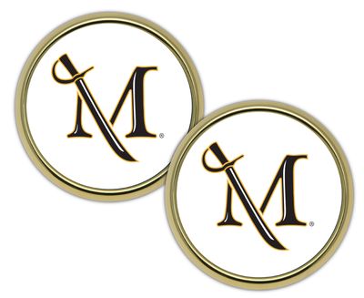 M Sword Gold Coasters x2