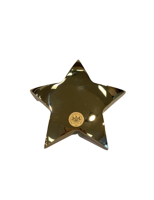 GOLD STAR PAPERWEIGHT