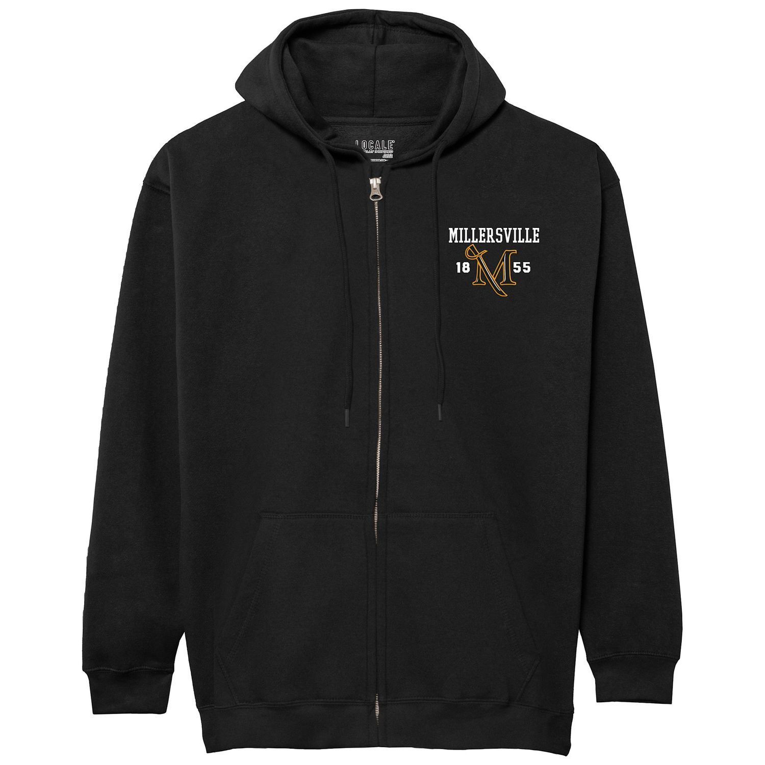 Essential Full Zip 2.0 Millersville M-Sword 1855 Black