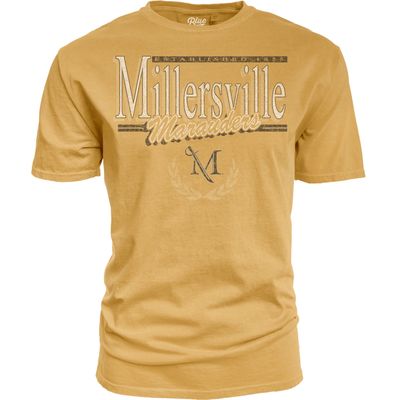 Dyed Ringspun Tee Millersville Marauders Mustard