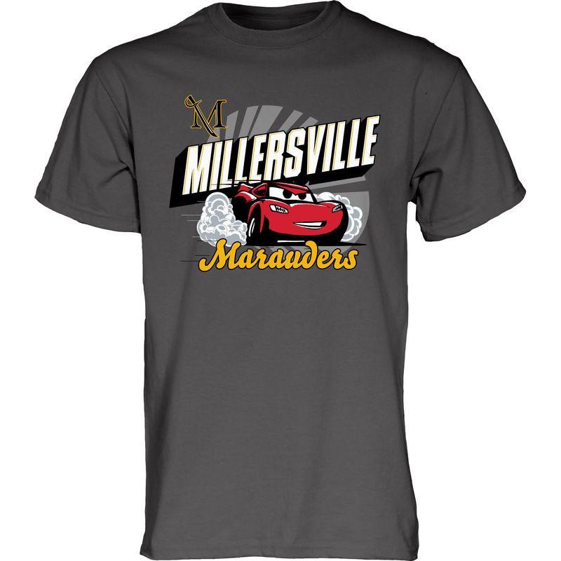 Lightning McQueen Cars Tee Charcoal