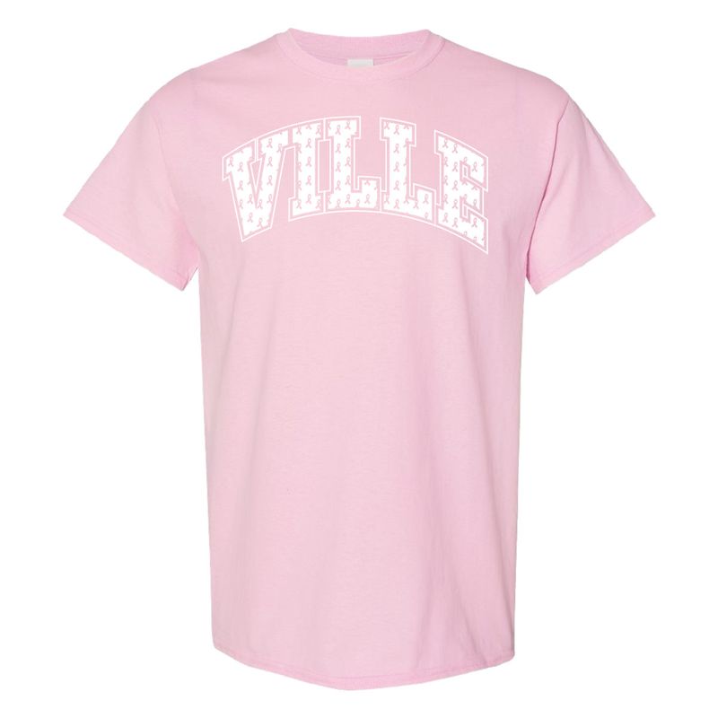 Breast Cancer Ribbon VILLE Short Sleeve 
