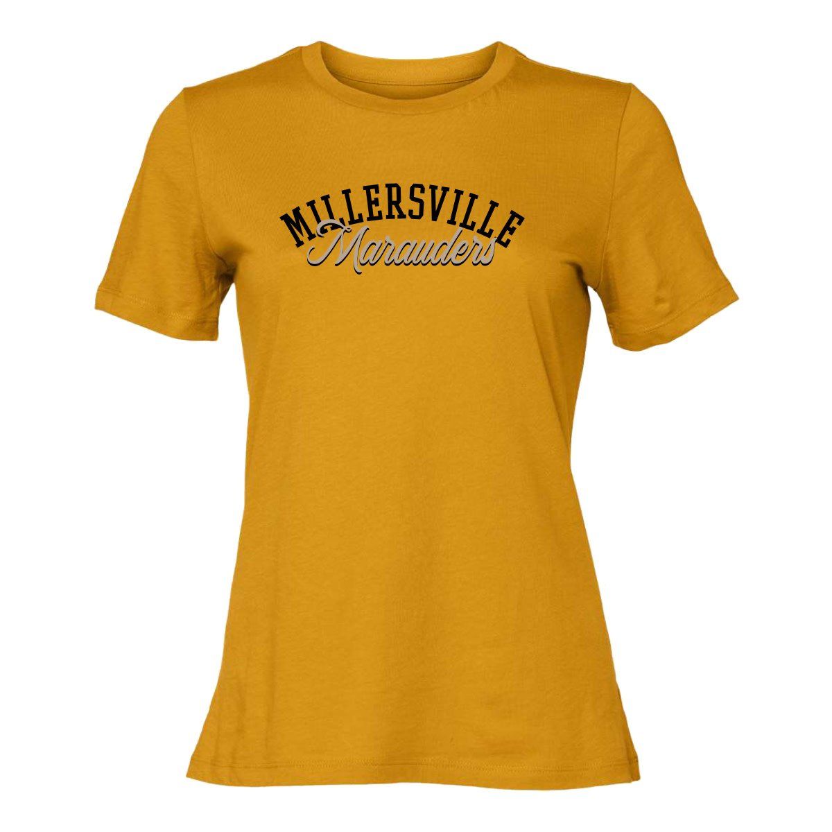 Bella Canvas V-Neck Tee, Color: Mustard, Size: Small