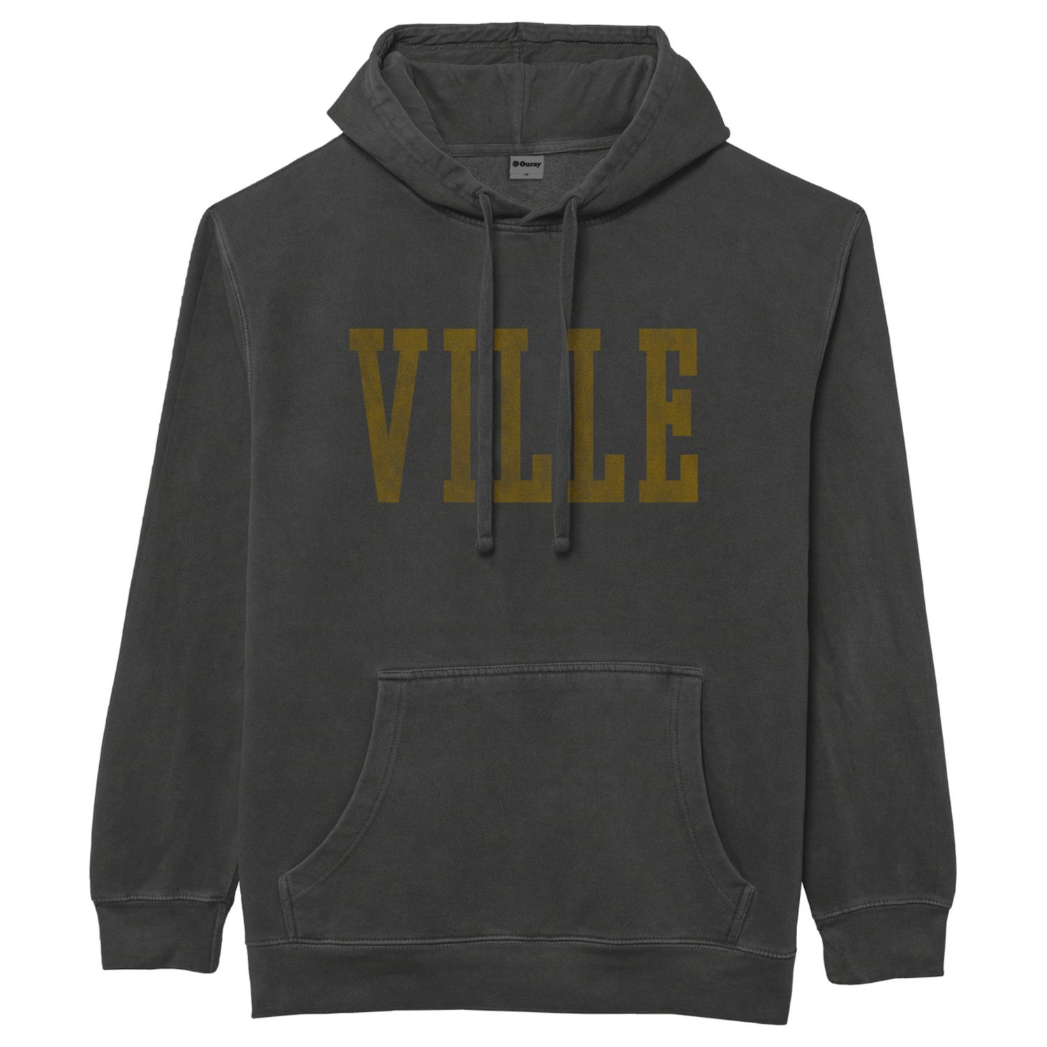 Pigment Dyed VILLE Hood , Color: Washed Black, Size: Small
