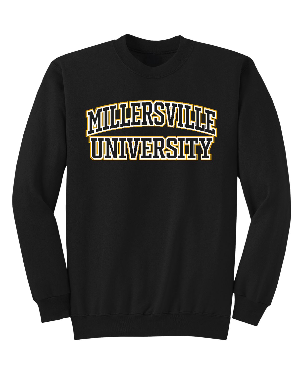 Duke Crew Millersville University , Color: Black, Size: Small