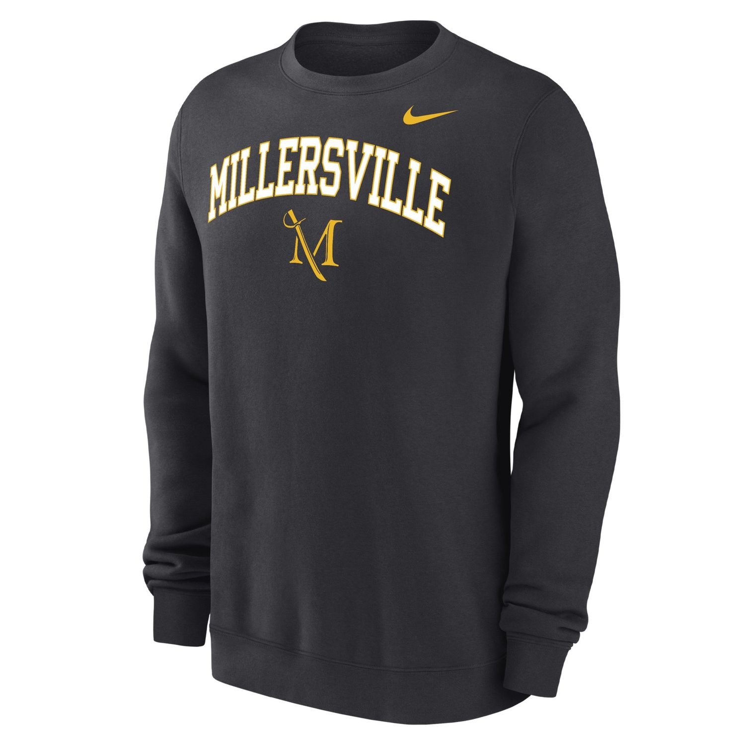 Nike Club Fleece Crew Ville 2026, Color: Anthracite, Size: Small