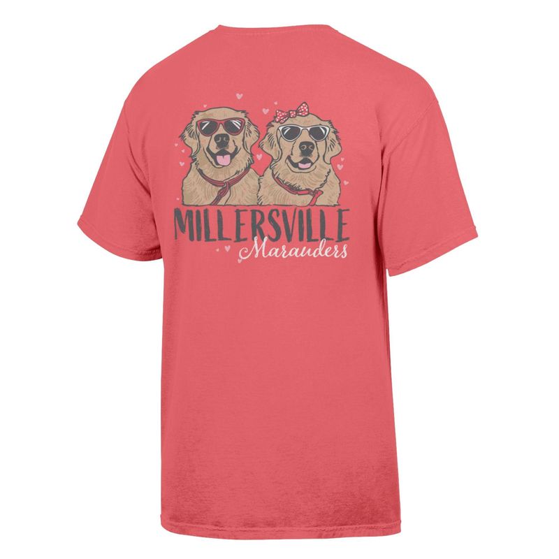 Comfort Wash Sunglasses Dogs Coral Craze Tee