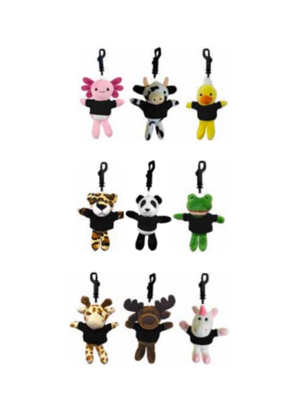 Mini Plush Keychain/Bag Charm