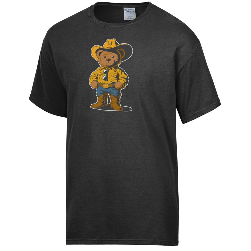 Cowboy Bear Tee Black