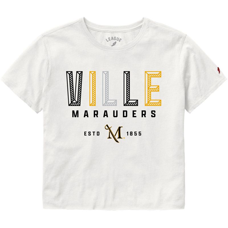 "The Night life" Cotton Crop Tee White
