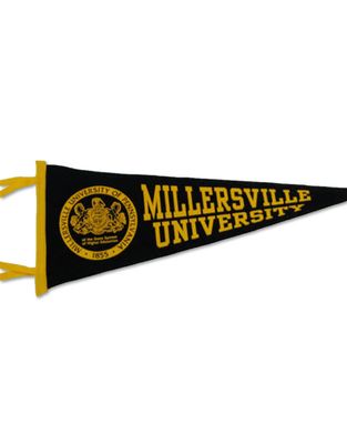 Millersville Seal Pennant - 9x24