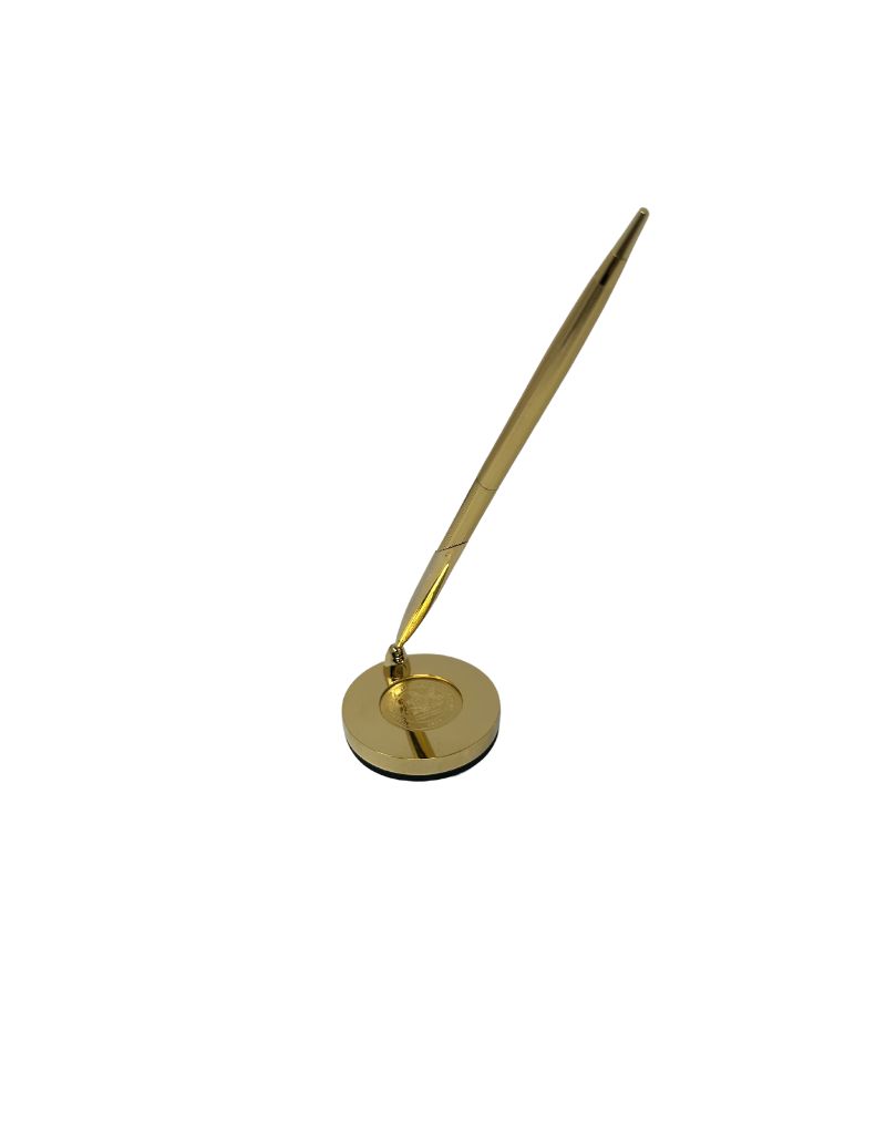 GOLD MU SEAL DESK SET