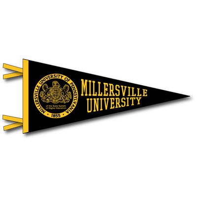 Millersville Seal Pennant - 4x9