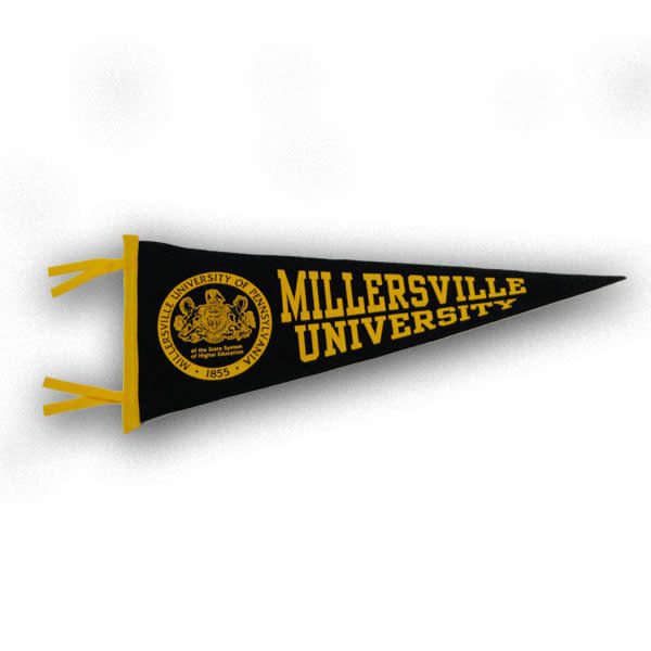 Millersville Seal Pennant - 6x15