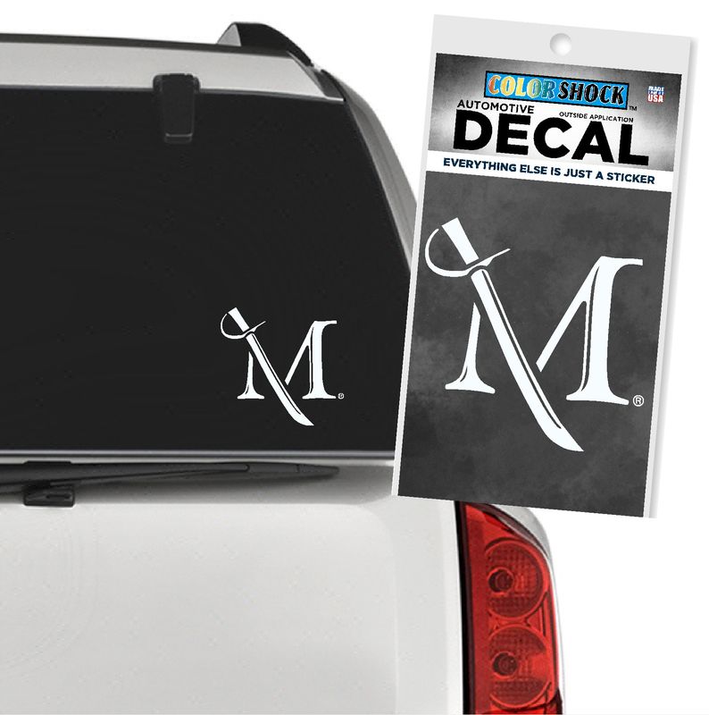 M Sword Decal Large