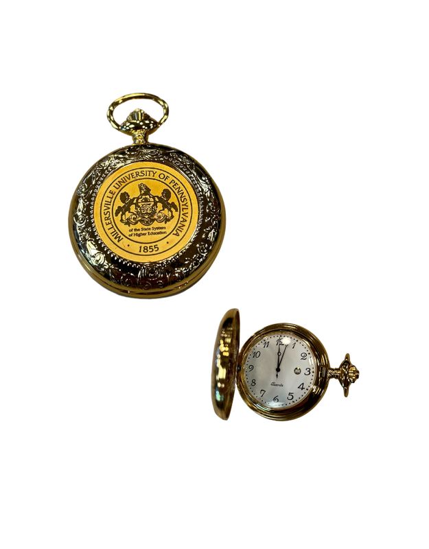 Millersville Seal Gold Pocket Watch