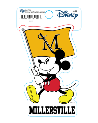 Mickey Mouse with Flag Sticker