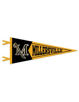 Two Piece M Sword Pennant 7X18