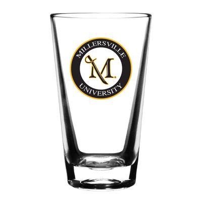 M Sword Circle Pub Glass - 14oz