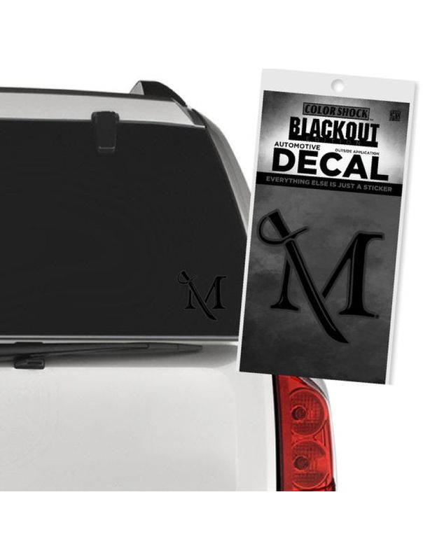 Blackout M Sword Decal
