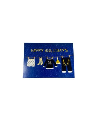 Millersville Happy Holidays Clothesline Card