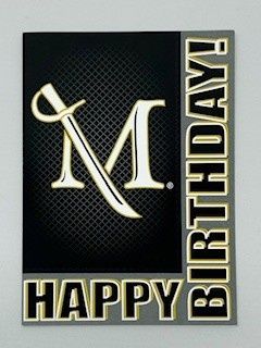 Millersville Happy Birthday M Sword Grid Card