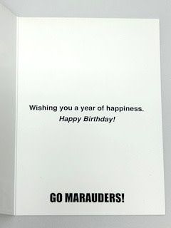 Millersville Happy Birthday M Sword Grid Card