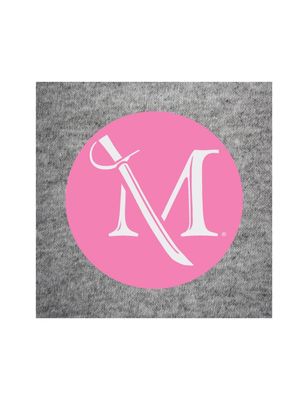 M Sword Breast Cancer Awareness Button