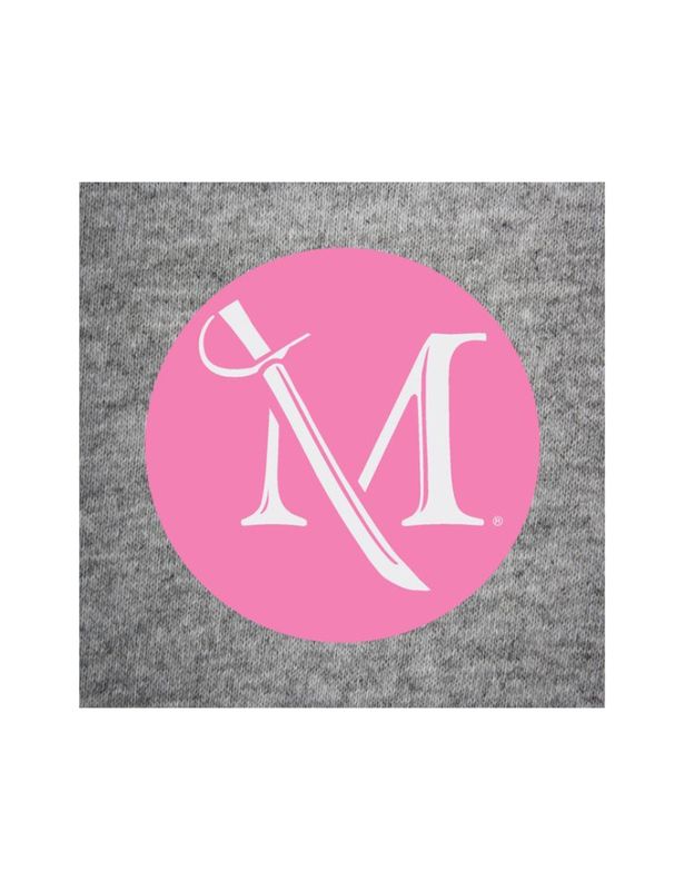 M Sword Breast Cancer Awareness Button