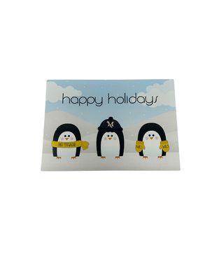 Millersville Happy Holidays Penguin Card