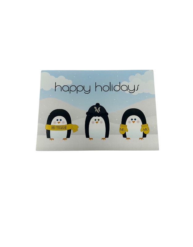 Millersville Happy Holidays Penguin Card
