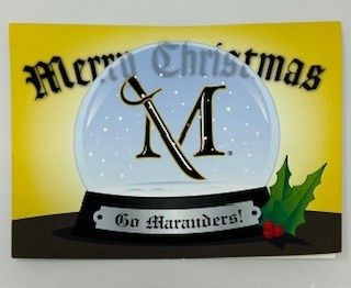 Millersville Merry Christmas Snow Globe Card