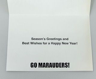Millersville Merry Christmas Snow Globe Card
