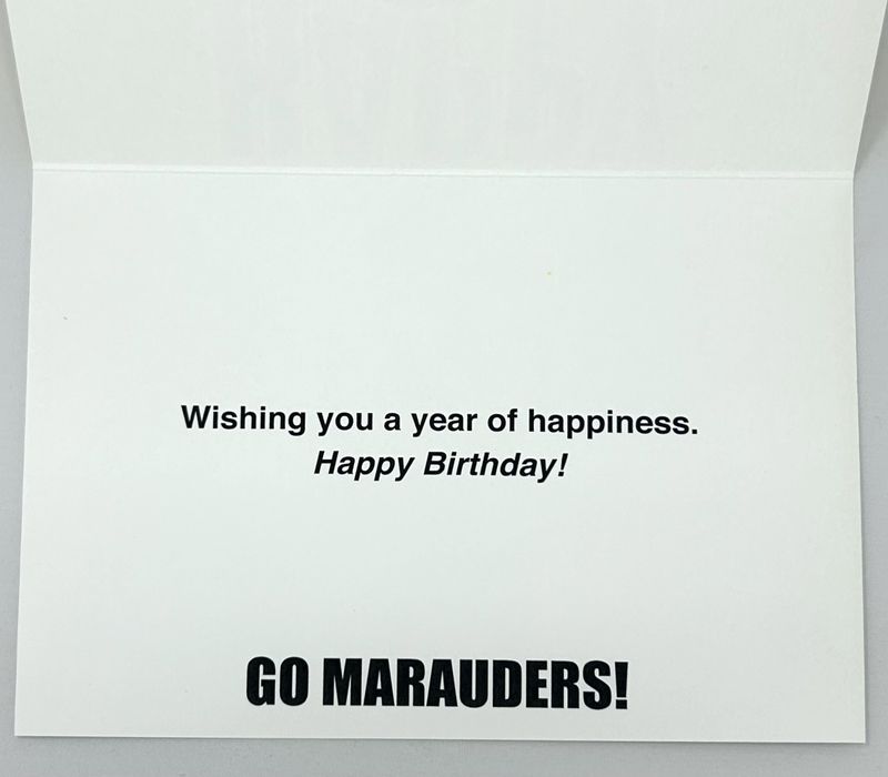 Millersville Happy Birthday Marauder Card